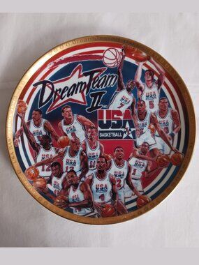 Plate Sports Impressions DREAM TEAM II USA Vintage 1994 #677 of 5,000 Ltd Ed